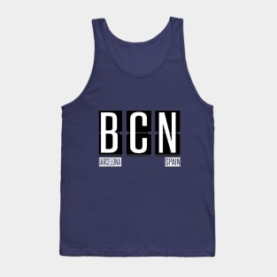 BCN - Barcelona Spain Souvenir or Gift Shirt Apparel Tank Top